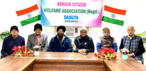 Read more about the article ਦਸੂਹਾ : ਵਿਧਾਨ ਸਭਾ ਚੋਣਾਂ ‘ਚ ਇਸ ਵਾਰ ਉਲਟ ਫੇਰ ਕਰਨ ਦਾ ਇਰਾਦਾ ਰੱਖਦੇ ਹਨ ਸੀਨੀਅਰ ਸਿਟੀਜ਼ਨਜ਼