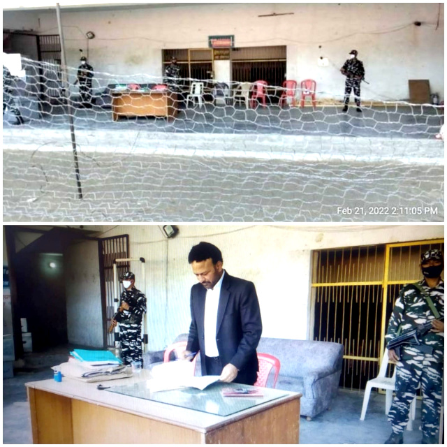 You are currently viewing ईवीएम के सुरक्षा प्रबंधों का अधिकारियों ने लिया जायजा