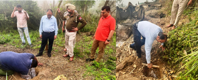 You are currently viewing ਐਕਸਾਈਜ਼ ਵਿਭਾਗ ਦੀ ਟੀਮ ਨੇ ਮੰਡ ਖੇਤਰ ਦੇ ਪਿੰਡਾਂ ‘ਚ ਕੀਤੀ ਵੱਡੀ ਛਾਪੇਮਾਰੀ,65000 ਕਿਲੋ ਲਾਹਨ ਅਤੇ 48 ਤਰਪਾਲਾਂ ਬਰਾਮਦ