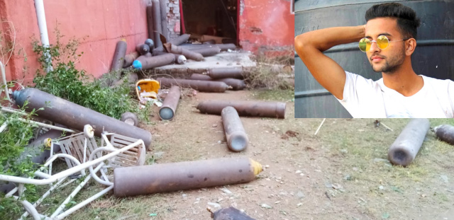 Read more about the article बडी खबर.. अचानक ऑक्सीजन सिलेंडर फटने से हुआ जबरदस्त धमाका,कमरे में तैनात कर्मचारी की मौत