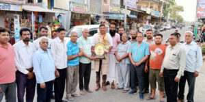 Read more about the article ਬਿਹਤਰੀਨ ਸੇਵਾਵਾਂ ਬਦਲੇ ਥਾਣਾ ਮੁਖੀ ਨੂੰ ਪੰਚਾਇਤ ਤੇ ਪਤਵੰਤਿਆਂ ਨੇ ਕੀਤਾ ਸਨਮਾਨਤ