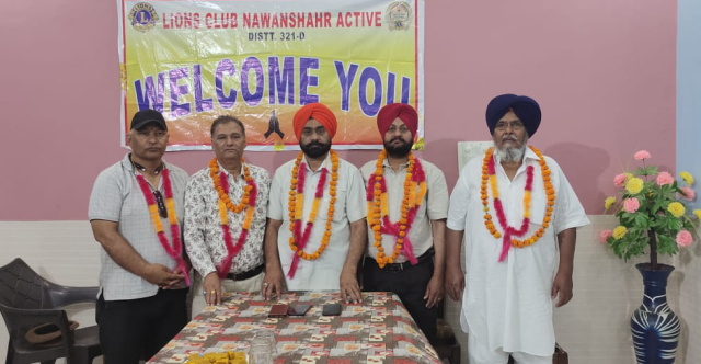 You are currently viewing ਲਾਇਨ ਕਲੱਬ ਦੇ ਨਵੇਂ ਅਹੁਦੇਦਾਰਾਂ ਦੀ ਹੋਈ ਚੋਣ