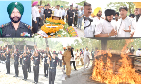 You are currently viewing ਫੌਜੀ ਸਨਮਾਨਾਂ ਨਾਲ ਸੂਬੇਦਾਰ ਹਰਦੀਪ ਸਿੰਘ ਨੂੰ ਦਿੱਤੀ ਅੰਤਿਮ ਵਿਦਾਈ