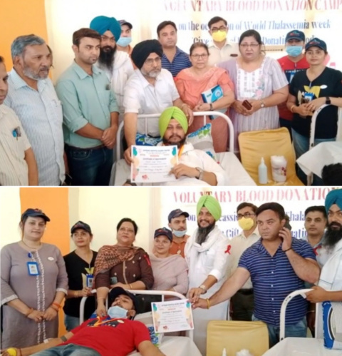 You are currently viewing ਤਲਵਾੜਾ ਵਿਖੇ ਪ੍ਰਤੀਗਿਆ ਏਕ ਨਵੀਂ ਸੋਚ ਵੱਲੋਂ ਖੂਨਦਾਨ ਕੈਂਪ ਲਗਾਇਆ 