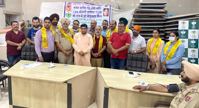 You are currently viewing भगत सतीश चंद्र ट्रस्ट द्वारा पुलिस लाइन बटाला में फ्री मेडिकल चेकअप कैंप का आयोजन