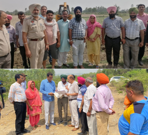 You are currently viewing ਵੱਡੀ ਖਬਰ.. ਜ਼ਿਲ੍ਹਾ ਪ੍ਰਸ਼ਾਸਨ ਨੇ ਪਿੰਡ ਸੰਘਵਾਲ ਤੇ ਸਨਿਆਲ ’ਚ ਛੁਡਾਇਆ ਨਜਾਇਜ਼ ਕਬਜਾ