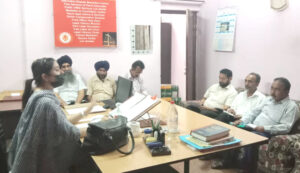 Read more about the article ਨੈਸ਼ਨਲ ਲੋਕ ਅਦਾਲਤ ਸਬੰਧੀ ਵੱਖ-ਵੱਖ ਵਿਭਾਗਾਂ ਨਾਲ ਕੀਤੀ ਮੀਟਿੰਗ