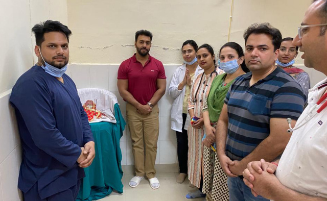 You are currently viewing सिविल की एमसीएच बिल्डिंग में नये बने आप्रेशन थिएटर का शुभारंभ