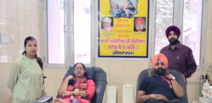 Read more about the article ਸਿੱਧੂ ਜੋੜੇ ਨੇ 24ਵੀਂ ਵਾਰ ਇਕੱਠਿਆਂ ਖੂਨਦਾਨ ਕੀਤਾ 