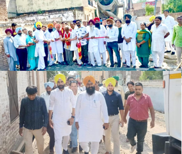 You are currently viewing ਹਲਕਾ ਵਿਧਾਇਕ ਜਸਵੀਰ ਸਿੰਘ ਰਾਜਾ ਗਿੱਲ ਨੇ ਦੁਸ਼ਹਿਰਾ ਗ੍ਰਾਉਂਡ ਤੋਂ ਚੋਹਕਾ ਰੋੜ ਤੱਕ ਬਣੀ ਨਵੀਂ ਸੜਕ ਦਾ ਕੀਤਾ ਉਦਘਾਟਨ