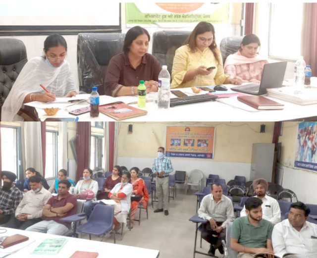 You are currently viewing ਸਾਲ 21 ਵਿਚ ਡੇਂਗੂ ਦੇ ਜ਼ਿਆਦਾ ਪੋਜਿਟਵ ਕੇਸਾਂ ਨੂੰ ਮੁੱਖ ਰੱਖਦੇ ਹੋਏ ਸਿਵਲ ਹਸਪਤਾਲ ਦੀ ਅਨੈਕਸੀ ਵਿਚ ਰੀਵਾਇਜ ਵਰਕਸ਼ਾਪ ਆਯੋਜਿਤ