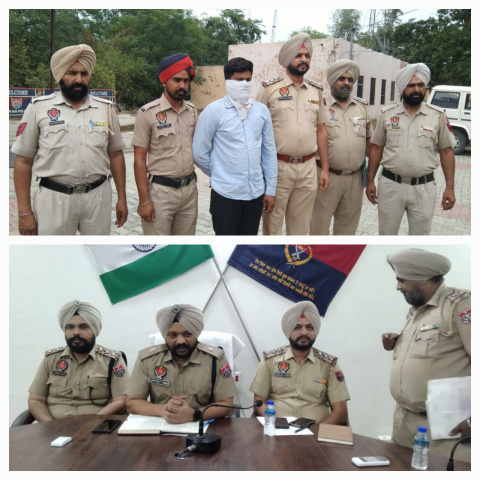 You are currently viewing नगर कौंसिल के पूर्व अध्य्क्ष सुरेंद्र शिंदी को फोन पर गेंगस्टर की आवाज से धमका कर फिरौती मांगने के आरोप में एक को पुलिस ने किया गिरफ्तार