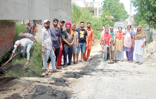 You are currently viewing ਗੜ੍ਹਦੀਵਾਲਾ ਦੇ ਵਾਰਡ ਨੰ 3 ਵਿਚ ਸਫਾਈ ਦਾ ਬੁਰਾ ਹਾਲ, ਮੁਹੱਲਾ ਨਿਵਾਸੀਆਂ ਨੇ ਨਾਲਿਆਂ ਦੀ ਖੁਦ ਕੀਤੀ ਸਫਾਈ