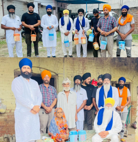 You are currently viewing ਬਾਬਾ ਦੀਪ ਸਿੰਘ ਸੇਵਾ ਦਲ ਗੜ੍ਹਦੀਵਾਲਾ ਵਲੋਂ ਗੁਰੂ ਦੀ ਰਸੋਈ ਦੇ ਸਹਿਯੋਗ ਨਾਲ ਇਲਾਕੇ ‘ਚ ਟਿਫਨ ਸੇਵਾ ਸ਼ੁਰੂ