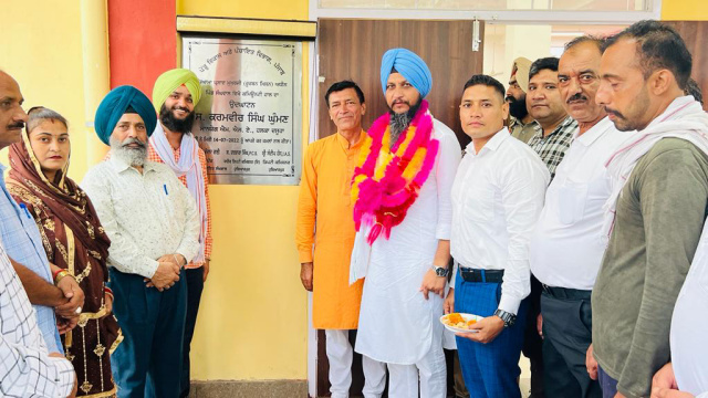 Read more about the article ਵਿਧਾਇਕ ਘੁੰਮਣ ਵੱਲੋਂ ਪਿੰਡ ਸੰਘਵਾਲ ਵਿਖੇ ਕਮਿਊਨਿਟੀ ਸੈਂਟਰ ਦਾ ਉਦਘਾਟਨ