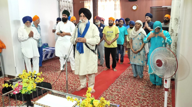 You are currently viewing ਸਾਉਣ ਮਹੀਨੇ ਦੀ ਸੰਗਰਾਂਦ ਅਤੇ ਭਾਈ ਤਾਰੂ ਸਿੰਘ ਜੀ ਦਾ ਸ਼ਹੀਦੀ ਦਿਹਾੜਾ ਸ਼ਰਧਾ ਪੂਰਵਕ ਮਨਾਇਆ