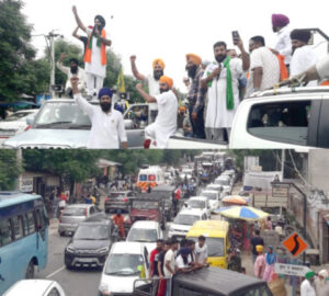 Read more about the article ਕੰਢੀ ਕਨਾਲ ਨਹਿਰ ਨੂੰ ਹੇਠੋਂ ਪੱਕਾ ਕਰਨ ਦੇ ਵਿਰੋਧ ਚ ਕੱਢਿਆ ਵਿਸ਼ਾਲ ਟਰੈਕਟਰ ਮਾਰਚ 