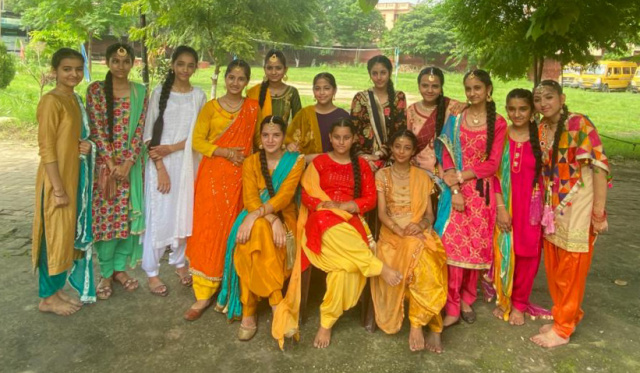 You are currently viewing  डी.ए.वी पब्लिक स्कूल में मनाया तीज का त्योहार