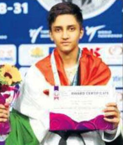 Read more about the article ਅਰਣਿਆ ਠਾਕੁਰ ਨੇ ਵਿਸ਼ਵ ਤਾਇਕਵਾਂਡੋ ਚੈਂਪੀਅਨਸ਼ਿਪ ‘ਚ ਤਗਮਾ ਜਿੱਤ ਕੇ…