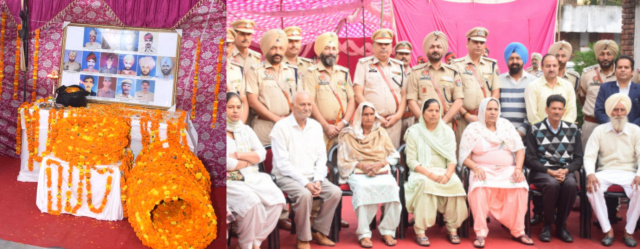 Read more about the article ਪੰਜਾਬ ਪੁਲਿਸ ਪਠਾਨਕੋਟ ਨੇ ਸਰਧਾਂਜਲੀ ਦੇ ਕੇ ਕੀਤਾ ਸ਼ਹੀਦਾਂ ਨੂੰ ਯਾਦ