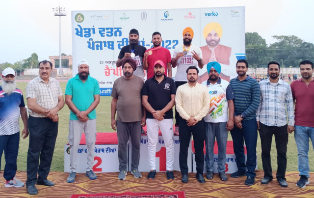 You are currently viewing ਖੇਡਾਂ ਵਤਨ ਪੰਜਾਬ ਦੀਆਂ ‘ਚ ਪੀ ਆਈ ਐਸ ਦੇ ਖਿਡਾਰੀਆਂ ਅਤੇ ਕੋਚ ਦੀਪਕ ਕੁਮਾਰ ਵਲੋਂ ਸ਼ਾਨਦਾਰ ਪ੍ਰਦਰਸ਼ਨ 