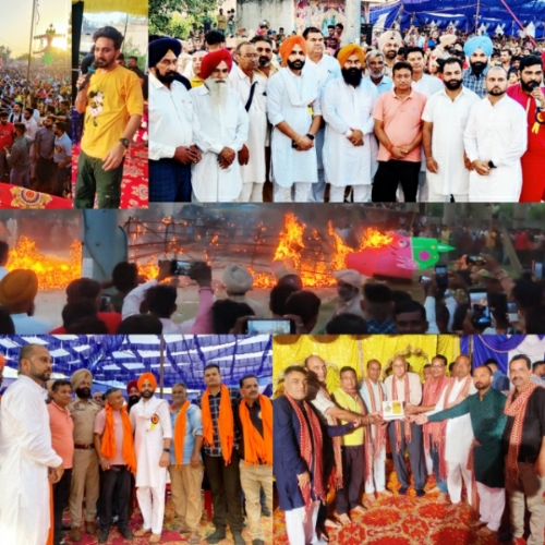 You are currently viewing भरतमिलाप के साथ दस दिवसीय रामलीला मंचन मेला दशहरा का श्रद्धापूर्वक समापन हुआ