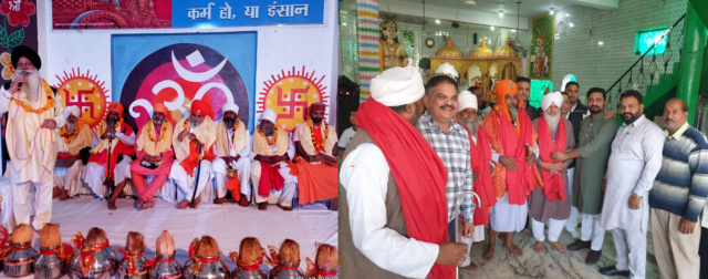 You are currently viewing कादियां : शीतला मंदिर कमेटी की ओर से सांझीवालता यात्रा का किया गया स्वागत 