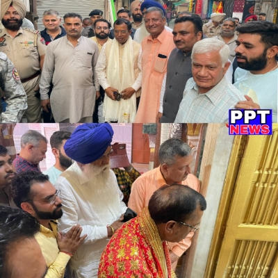 You are currently viewing केंद्रीय राज्य मंत्री सोमप्रकाश का गढ़दीवाला दौरा,भाजपा नेता शिव दयाल के निवास पर बैठक के बाद,प्राचीन श्री देवी मंदिर में हुए नतमस्तक 