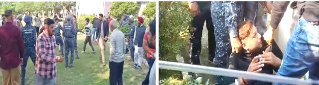 You are currently viewing ਆਹਮੋ-ਸਾਹਮਣੇ ਹੋਏ AAP ਆਗੂ, ਨੌਬਤ ਆਈ ਹੱਥੋਂ ਪਾਈ ਤੱਕ.. 