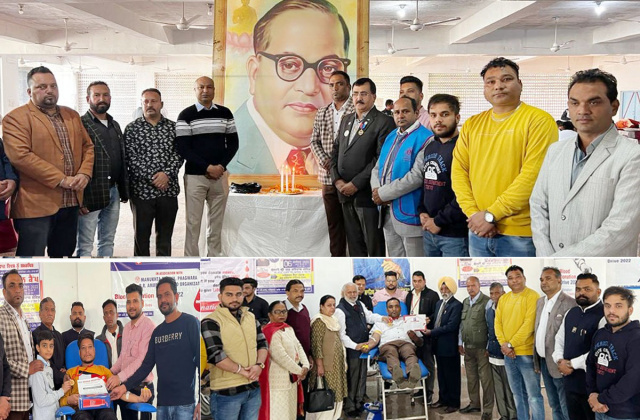 You are currently viewing ਡਾ.ਬੀ.ਆਰ.ਅੰਬੇਡਕਰ ਬਲੱਡ ਆਰਗਨਾਈਜੇਸ਼ਨ ਨੇ ਖੂਨ ਦਾਨ ਕੈਂਪ ਲਗਾ ਕੇ ਦਿੱਤੀ ਬਾਬਾ ਸਾਹਿਬ ਨੂੰ ਸ਼ਰਧਾਂਜਲੀ