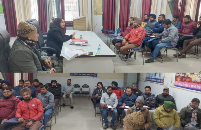 Read more about the article ਸਿਵਲ ਹਸਪਤਾਲ ਦੀ ਅਨੈਕਸੀ ਵਿਚ ਵੈਕਟਰ ਬੌਰਨ ਡਜੀਜ ਦੇ ਸਬੰਧ ਵਿੱਚ ਵਰਕਸ਼ਾਪ ਦਾ ਕੀਤਾ ਆਯੋਜਨ