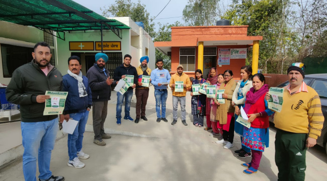 You are currently viewing ਆਮ ਆਦਮੀ ਕਲੀਨਿਕ ਭੋਆ ਵਿਖੇ ਡਾ ਨਿਤਿਨ ਦੀ ਅਗਵਾਈ ਹੇਠ ਤੰਬਾਕੂ ਦੇ ਬੁਰੇ ਪ੍ਰਭਾਵਾਂ ਬਾਰੇ ਜਾਣਕਾਰੀ ਦਿੱਤੀ