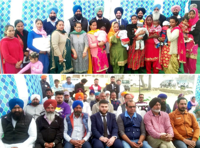 You are currently viewing तक्खर परिवार ने दस नवजात बच्चियों को भेंट की सम्मान राशि