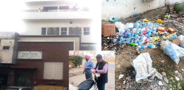 You are currently viewing ਨਗਰ ਨਿਗਮ ਬਟਾਲਾ ਦੀ ਟੀਮ ਨੇ ਸਵਿਸ ਹੋਟਲ (ਜਲੰਧਰ-ਅੰਮ੍ਰਿਤਸਰ ਬਾਈਪਾਸ) ਨੂੰ ਹੋਟਲ ਦੇ ਬਾਹਰ ਕੂੜਾ-ਕਰਕਟ ਸੁੱਟਣ ਵਿਰੁੱਧ ਕੱਟਿਆ ਚਲਾਨ