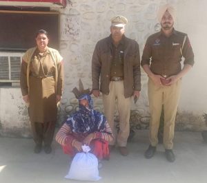 Read more about the article 2 ਕਿਲੋਗ੍ਰਾਮ ਗਾਂਜਾ (ਚੁਰਾ ਪੋਸਤ) ਸਮੇਤ ਇੱਕ ਔਰਤ ਨੂੰ ਪੁਲਿਸ ਨੇ ਕੀਤਾ ਗ੍ਰਿਫਤਾਰ