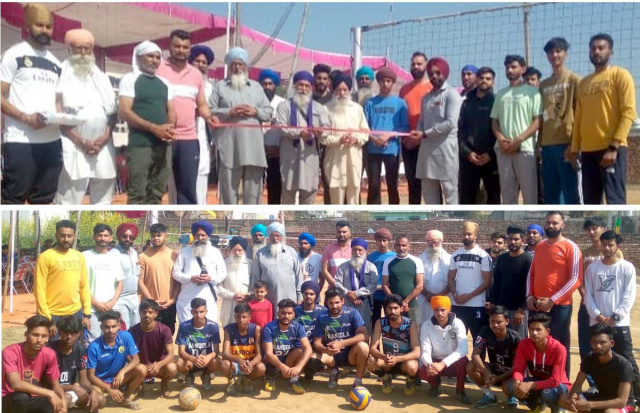 You are currently viewing ਪਿੰਡ ਲੱਖਪੁਰ ਵਿਖੇ ਭਗਤ ਜਵਾਲਾ ਦਾਸ ਯਾਦਗਾਰੀ ਵਾਲੀਬਾਲ ਟੂਰਨਾਮੈਂਟ ਦੀ ਹੋਈ ਆਰੰਭਤਾ