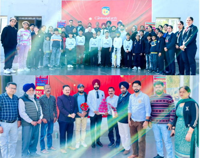 You are currently viewing ਕੈਂਬਰਿਜ ਅਰਥ ਸਕੂਲ ‘ਚ ਚੌਧਰੀ ਰਾਜਵਿੰਦਰ ਸਿੰਘ ਰਾਜਾ ਵਲੋਂ ਕ੍ਰਿਕਟ,ਨੈੱਟ ਪ੍ਰੈਕਟਿਸ ਅਤੇ ਫ਼ੁਟਬਾਲ ਦੀਆਂ ਗਰਾਊਡਾਂ ਦਾ ਉਦਘਾਟਨ