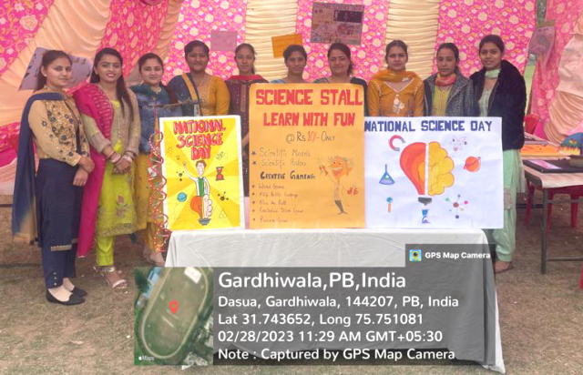 You are currently viewing ਖ਼ਾਲਸਾ ਕਾਲਜ,ਗੜ੍ਹਦੀਵਾਲਾ ਵਿਖੇ ਮਨਾਇਆ ਗਿਆ “ਰਾਸ਼ਟਰੀ ਵਿਗਿਆਨ ਦਿਵਸ”