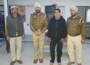 Read more about the article ਚੋਰੀ ਦੇ ਮੋਟਰਸਾਈਕਲ ਸਮੇਤ ਇਕ ਨੌਜਵਾਨ ਪੁਲਿਸ ਅੜਿੱਕੇ