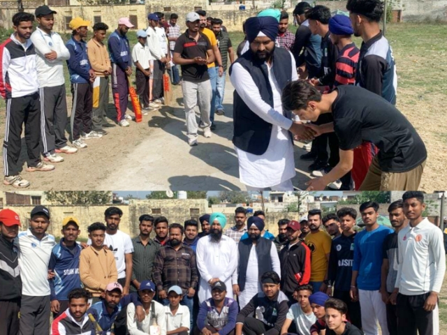 You are currently viewing ਨੌਜਵਾਨਾਂ ਨੂੰ ਨਸ਼ਿਆਂ ਦੀ ਦਲਦਲ ਵਿਚੋਂ ਕੱਡਣ ਲਈ ਖੇਡਾਂ ਬਹੁਤ ਜਰੂਰੀ : ਸ਼ੁਭਮ ਸਹੋਤਾ*