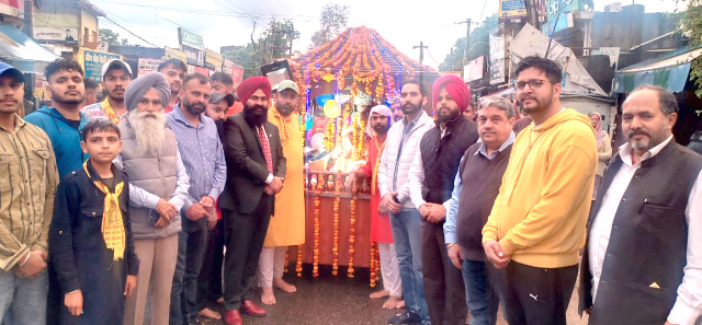 You are currently viewing श्री हनुमान जयंती के उपलक्ष्य में निकाली विशाल शोभायात्रा