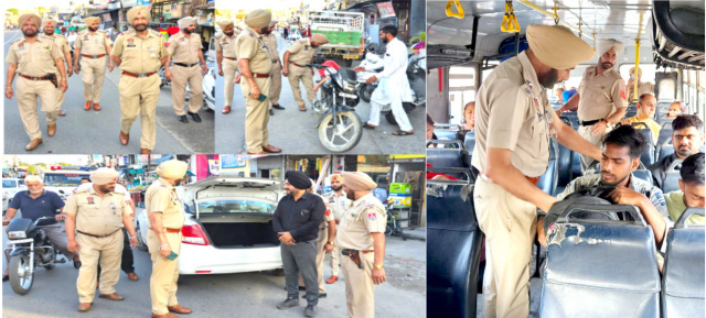 You are currently viewing ਗੜ੍ਹਦੀਵਾਲਾ ਪੁਲਿਸ ਵਲੋਂ ਸ਼ਹਿਰ ਅਤੇ ਇਲਾਕੇ ਚ ਸੁਰੱਖਿਆ ਪ੍ਰਬੰਧਾਂ ਨੂੰ ਸੁਚਾਰੂ ਢੰਗ ਨਾਲ ਬਹਾਲ ਰੱਖਣ ਲਈ ਕੱਢਿਆ ਫਲੈਗ ਮਾਰਚ ਤੇ ਵੱਖ-ਵੱਖ ਥਾਵਾਂ ਤੇ ਨਾਕਾਬੰਦੀ ਕਰਕੇ ਕੀਤੀ ਵਾਹਨਾਂ ਦੀ ਚੈਕਿੰਗ