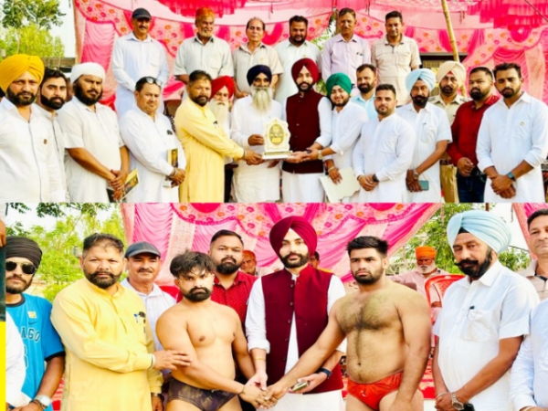 Read more about the article ਨੌਜਵਾਨਾਂ ਨੂੰ ਨਸ਼ਿਆਂ ਦੀ ਦਲਦਲ ਵਿਚੋਂ ਕੱਡਣ ਲਇ ਖੇਡ ਮੇਲੇ ਬਹੁਤ ਜਰੂਰੀ : ਮਾਸਟਰ ਮਹਿੰਦਰ ਸਿੰਘ ਗਿੱਲ,ਚੌਧਰੀ ਰਾਜਵਿੰਦਰ ਰਾਜਾ