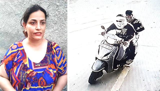 You are currently viewing ਸਕੂਟੀ ਸਵਾਰ ਦੋ ਨਕਾਬਪੋਸ਼ ਵਿਅਕਤੀ ਪਿਸਤੌਲ ਦੀ ਨੋਕ ਤੇ ਯੁਵਤੀ ਦੇ ਗਲੇ ਚੋਂ ਸੋਨੇ ਦੀ ਚੇਨ ਖੋਹ ਕੇ ਫ਼ਰਾਰ