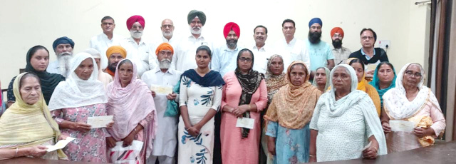 Read more about the article ਸਰਬੱਤ ਦਾ ਭਲਾ ਚੈਰੀਟੇਬਲ ਟਰੱਸਟ ਵੱਲੋ ਪੈਨਸ਼ਨ ਵੰਡ ਸਮਾਰੋਹ ਆਯੋਜਿਤ