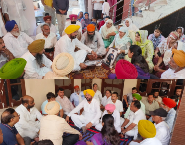 You are currently viewing ਕੈਬਨਿਟ ਮੰਤਰੀ ਕੁਲਦੀਪ ਧਾਲੀਵਾਲ ਨੇ ਅਮਰੀਕਾ ਵਿੱਚ ਵੱਖ-ਵੱਖ ਹਾਦਸਿਆਂ ਵਿੱਚ ਮਾਰੇ ਗਏ ਮੁਕੇਰੀਆਂ ਦੇ ਨੌਜਵਾਨਾਂ ਦੇ ਪਰਿਵਾਰਾਂ ਨਾਲ ਕੀਤਾ ਦੁੱਖ ਦਾ ਪ੍ਰਗਟਾਵਾ  