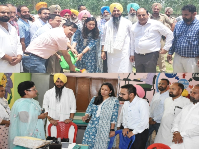 You are currently viewing ਜਨਤਕ ਸ਼ਿਕਾਇਤ ਨਿਵਾਰਨ ਕੈਂਪ ਦੌਰਾਨ MLA ਘੁੱਮਣ ਅਤੇ DC ਨੇ ਸੁਣੀਆਂ ਲੋਕਾਂ ਦੀਆਂ ਸ਼ਿਕਾਇਤਾਂ