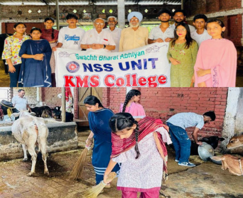 You are currently viewing ਸਵੱਛ ਭਾਰਤ ਅਭਿਆਨ ਤਹਿਤ ਕੇ.ਐਮ.ਐਸ.ਕਾਲਜ ਵਲੋਂ ਕਮਾਹੀ ਦੇਵੀ ਵਿਖੇ ਐਨ.ਐਸ.ਐਸ. ਦਾ ਕੈਂਪ ਲਗਾਇਆ ਗਿਆ – ਪ੍ਰਿੰਸੀਪਲ ਡਾ.ਸ਼ਬਨਮ ਕੌਰ