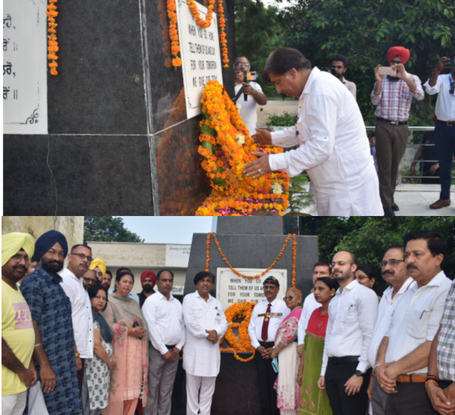 Read more about the article कैबिनेट मंत्री ब्रम शंकर जिंपा ने कारगिल दिवस पर शहीद सैनिकों को दी श्रद्धांजलि