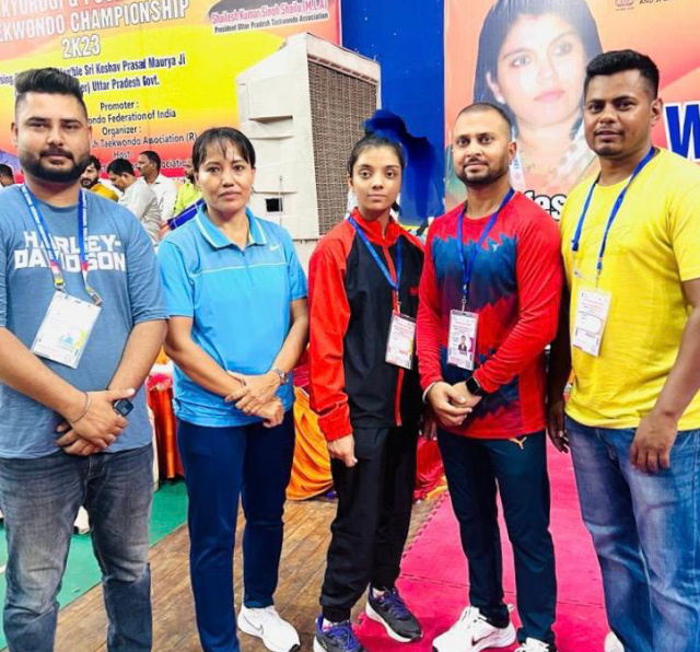 You are currently viewing ਤਾਈਕਵਾਂਡੋ ਖਿਡਾਰਨ ਜਸਲੀਨ ਦੀ ਸਪੋਰਟਸ ਔਥੋਰਿਟੀ ਆਫ ਇੰਡੀਆ (ਕੇਰਲ ) ‘ਚ ਹੋਈ ਚੋਣ